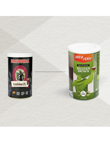 Brasser sa propre bière : Kit à bière Belgian Brown BREWFERM pour 15 l - 056.079.7 Brasser sa propre bière : Kit à bière Belgian Brown BREWFERM pour 15 l - 056.079.7