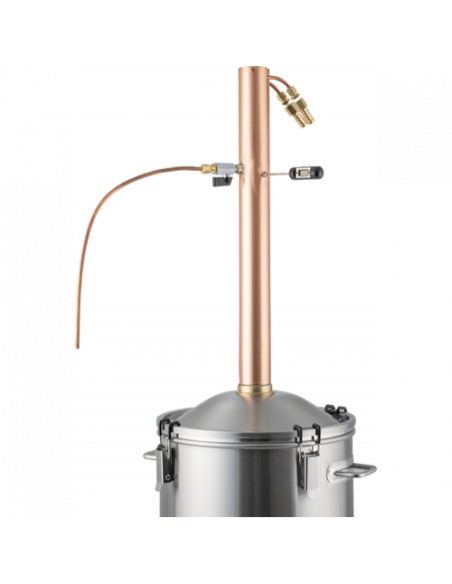 Brasser sa propre bière : Couvercle de distillation 35 L avec trou de 47 mm pour chaudière turbo/AlcoEngine/RoboBrew - KL03483 Brasser sa propre bière : Couvercle de distillation 35 L avec trou de 47 mm pour chaudière turbo/AlcoEngine/RoboBrew - KL03483