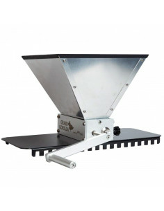 Brasser sa propre bière : Moulin à malt Brewferm Gorilla à rouleaux ajustables en inox - 110.029.6