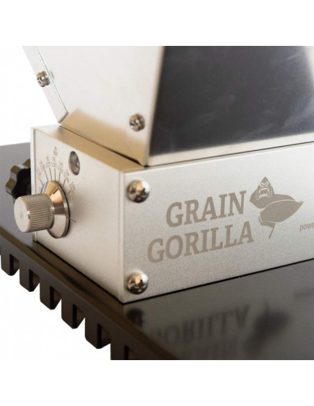 Brasser sa propre bière : Moulin à malt Brewferm Gorilla à rouleaux ajustables en inox - 110.029.6 Brasser sa propre bière : Moulin à malt Brewferm Gorilla à rouleaux ajustables en inox - 110.029.6