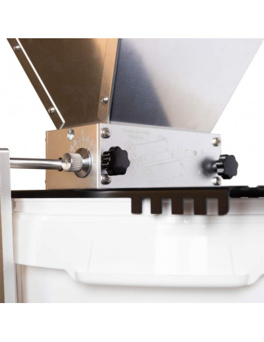 Brasser sa propre bière : Moulin à malt Brewferm Gorilla à rouleaux ajustables en inox - 110.029.6 Brasser sa propre bière : Moulin à malt Brewferm Gorilla à rouleaux ajustables en inox - 110.029.6