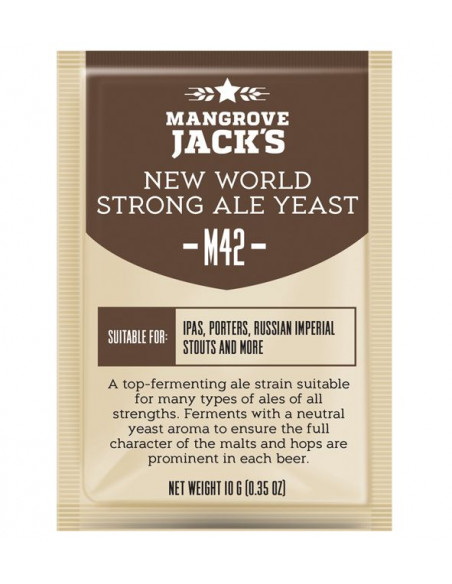 Brasser sa propre bière : Levure New World Strong Ale M42 - 11gr - 10569 Brasser sa propre bière : Levure New World Strong Ale M42 - 11gr - 10569