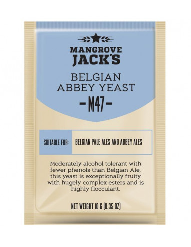 Brasser sa propre bière : Levure Belgian Abbey M47 - 11gr - 10573