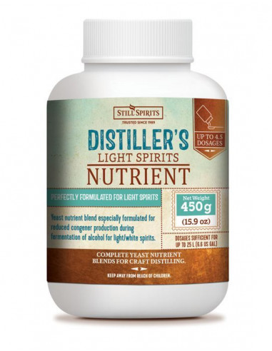 Brasser sa propre bière : SS Distiller's Nutriment Light Spirits 450g