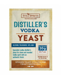 Brasser sa propre bière : Levure à Vodka SS Distiller's 20g - 50224