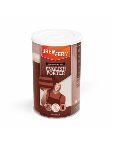 Brasser sa propre bière : Kit à bière BREWFERM English Porter 12l - 056.072.2 Brasser sa propre bière : Kit à bière BREWFERM English Porter 12l - 056.072.2