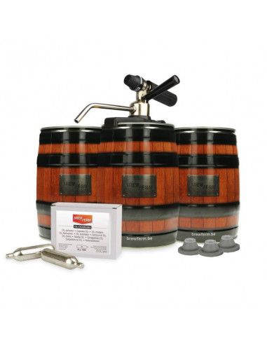 Kit démarrage mini-fûts Brewferm® avec Party Star Deluxe 058.022.4P