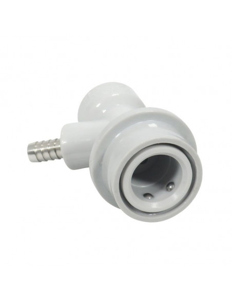 Brasser sa propre bière : Connecteur Co2 Ball Lock blanc pour tuyau - 503205 Brasser sa propre bière : Connecteur Co2 Ball Lock blanc pour tuyau - 503205