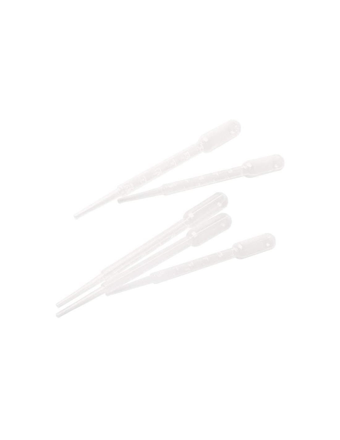 Pipette plastique 3 ml 5 pieces