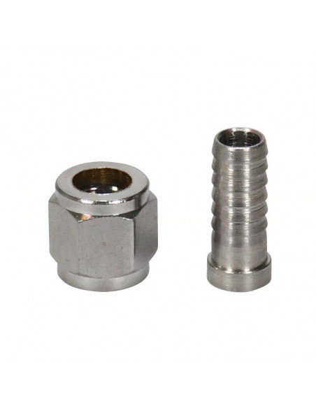 Brasser sa propre bière : Connecteur de tube avec écrou pivotant et cannelure pour filetage MFL - 511011