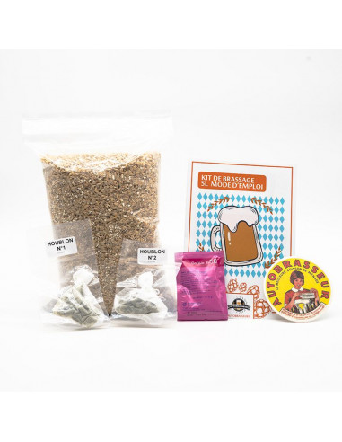 Brasser sa propre bière : Recharge AMBREE - 5L concassée - RECHARGE-AMBREE-5L