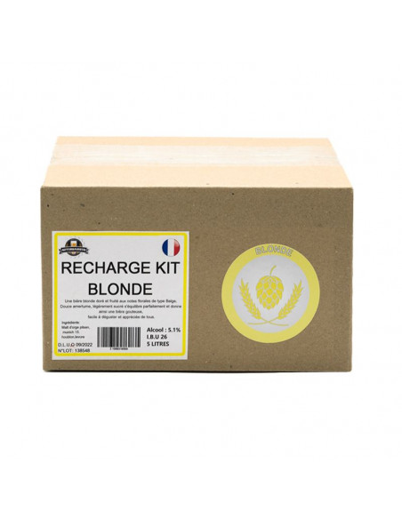 Brasser sa propre bière : Recharge BLONDE 5L - RECHARGE-BLONDE-5L