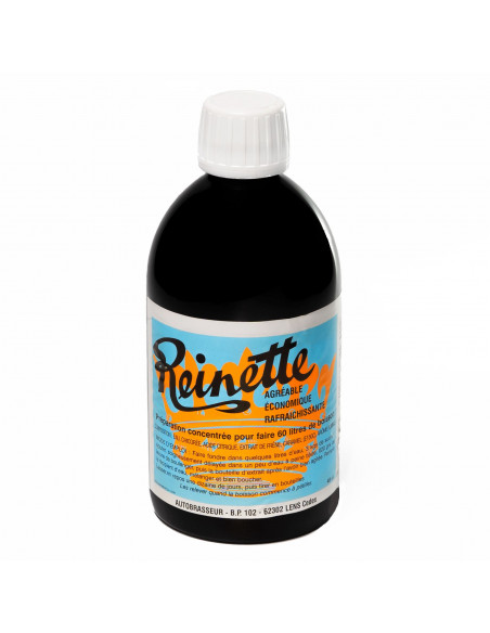 Brasser sa propre bière : Reinette 48 cl pour 60 litres de boisson - REI500ML Brasser sa propre bière : Reinette 48 cl pour 60 litres de boisson - REI500ML