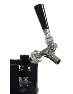 Brasser sa propre bière : Robinet bière chrome + adaptateur pour fut-soda - 058.100.8