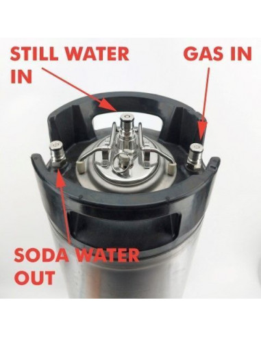 Brasser sa propre bière : Couvercle Cornelius Avec Réacteur Carbonateur - 530222