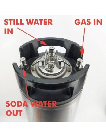 Brasser sa propre bière : Couvercle Cornelius Avec Réacteur Carbonateur - 530222