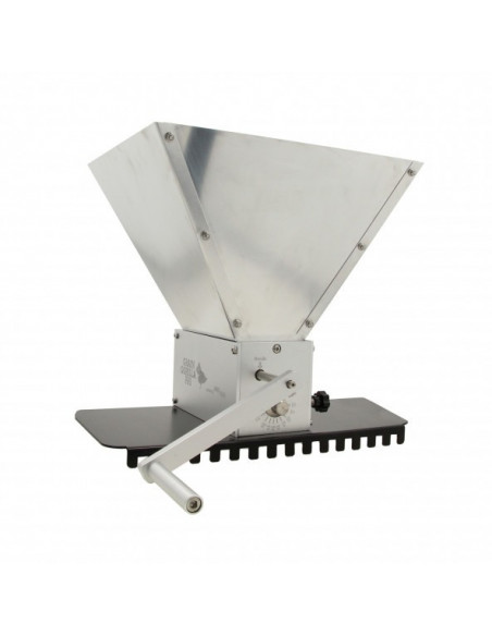 Brasser sa propre bière : Moulin à malt Gorilla Pro à 3 rouleaux ajustables en inox - 110.029.7 Brasser sa propre bière : Moulin à malt Gorilla Pro à 3 rouleaux ajustables en inox - 110.029.7