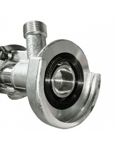 Brasser sa propre bière : Tête Coupleur de type A – inox – comprend 2 raccords Duotight - KL06903