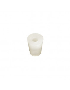 Brasser sa propre bière : bouchon en silicone 17/22 mm - avec trou 9 mm