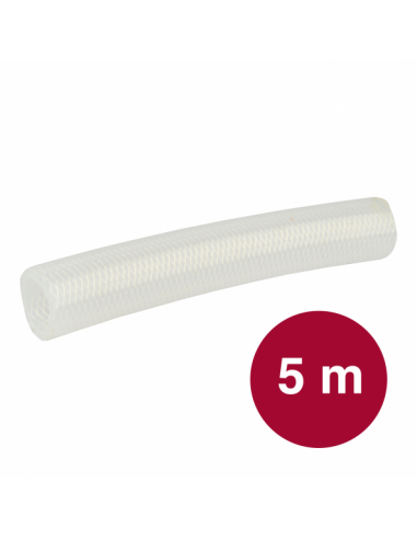 Brasser sa propre bière : Tuyau en silicone renforcé 25 x 35 mm par 5 mètres - 018.054.2535.5