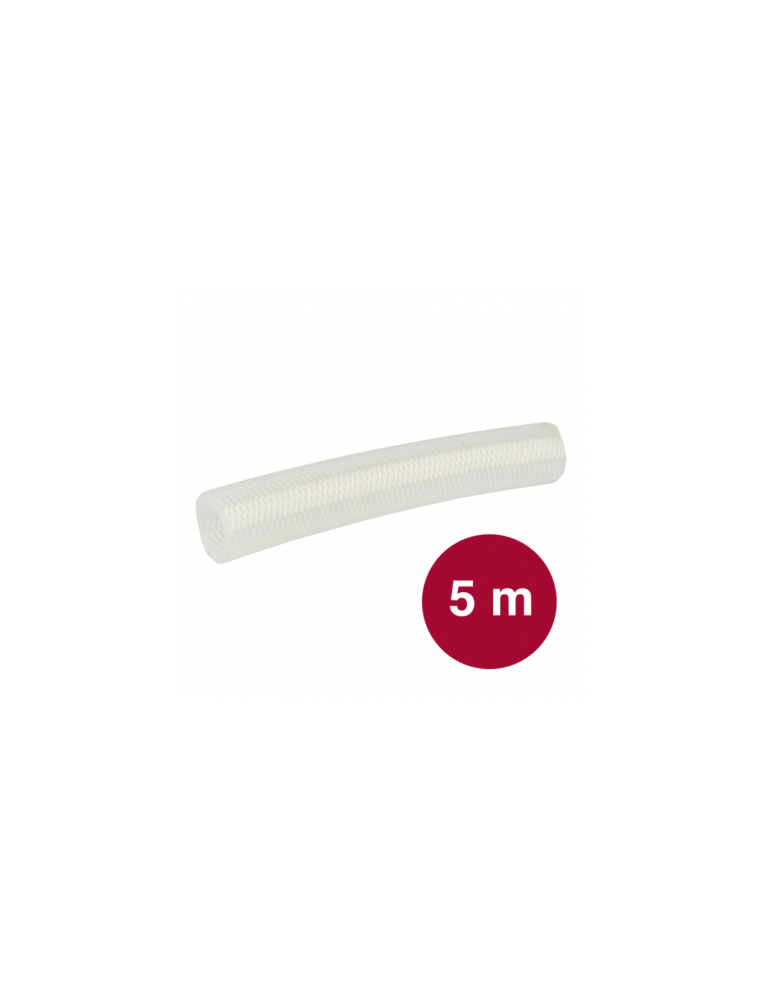 Tuyau en silicone renforcé 25 x 35 mm par 5 mètres 018.054.2535.5