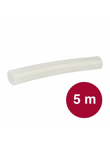 Brasser sa propre bière : Tuyau en silicone renforcé 19 x 28 mm par 5 mètres - 018.054.1928.5