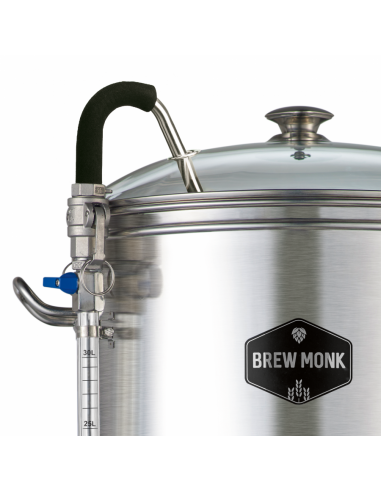 Brasser sa propre bière : Brew Monk™ tube de circulation transparent avec graduation en litres et vanne en inox B70 - 057.714.70