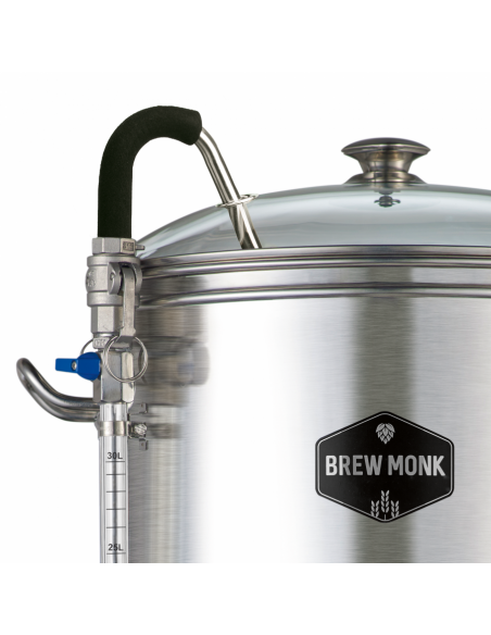 Brasser sa propre bière : Brew Monk™ tube de circulation transparent avec graduation en litres et vanne en inox B70 - 057.714.70