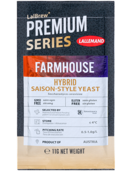 Brasser sa propre bière : FarmHouse LalBrew™ LALLEMAND - 11gr - 050.641.0 Brasser sa propre bière : FarmHouse LalBrew™ LALLEMAND - 11gr - 050.641.0