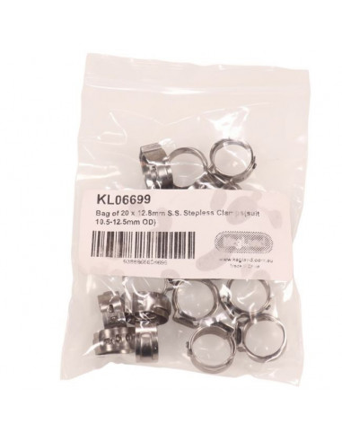 Brasser sa propre bière : Clips Pinces En Continu 10,5 – 12,5 Mm - 20 pcs - 511111
