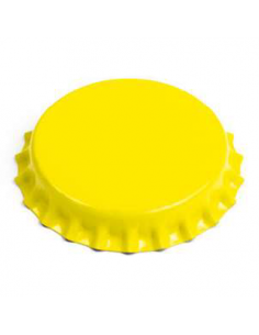 Brasser sa propre bière : Capsules JAUNE 29mm couronnes - CAP29VJAUN