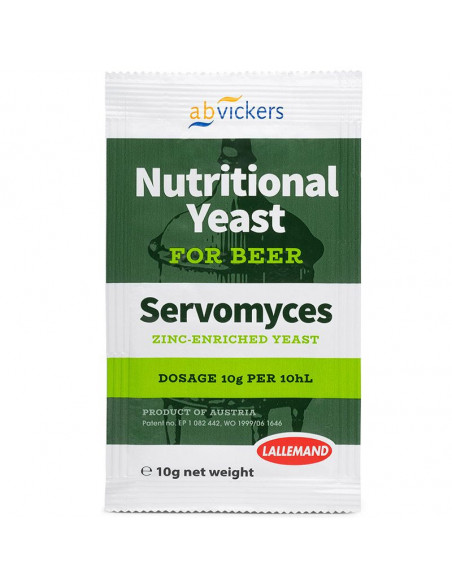 Brasser sa propre bière : Servomyces Levure Nutrition 10 Gr - 271350