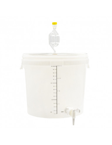 Brasser sa propre bière : Seau de fermentation 16 litres (complet) - 00272