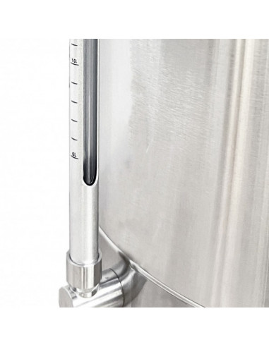 Brasser sa propre bière : Brew Monk™ tube de circulation renforcé transparent avec graduation en litres et vanne en inox pour... Brasser sa propre bière : Brew Monk™ tube de circulation renforcé transparent avec graduation en litres et vanne en inox pour...