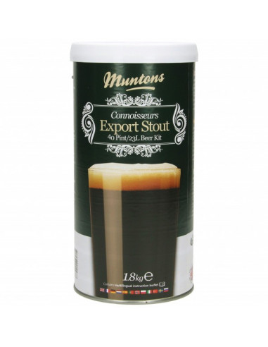Brasser sa propre bière : Kit de bière Muntons Export Stout 23L