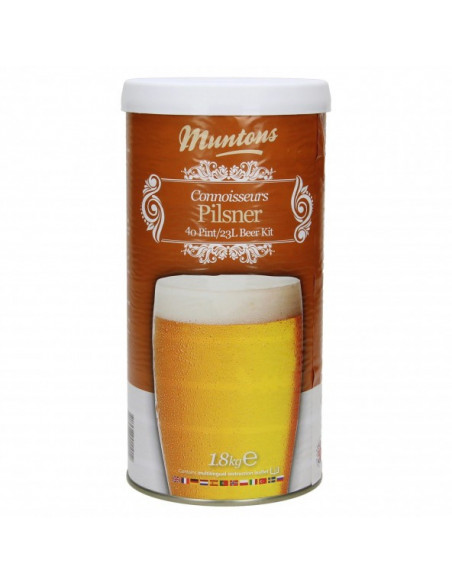 Brasser sa propre bière : Kit de bière Muntons Pilsner 23L - 056.219.4M