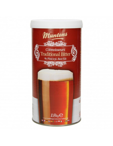 Brasser sa propre bière : Kit de bière Muntons Traditional Bitter 23L - 056.214.3M