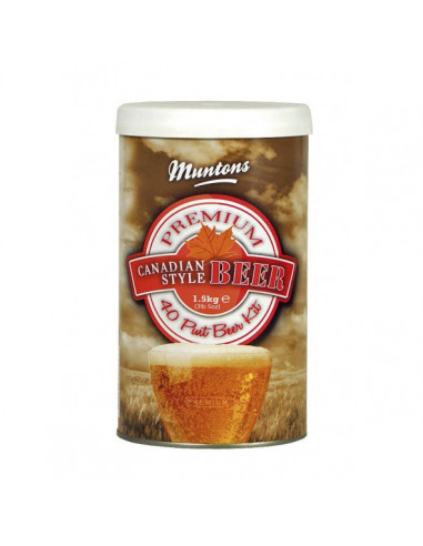 Brasser sa propre bière : Kit de bière Muntons Canadian Ale 23L