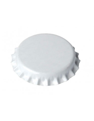 Brasser sa propre bière : Capsules BLANC 26mm couronnes - 2526