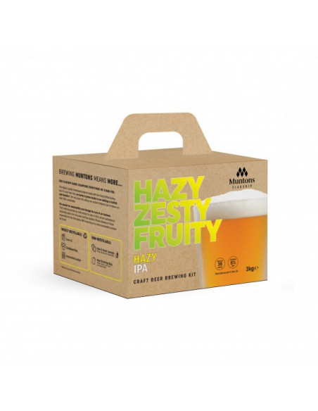 Brasser sa propre bière : Kit de bière Flagship Hazy IPA - Muntons - 056.241.3