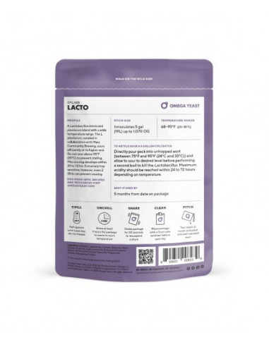 Brasser sa propre bière : Mix de Lactobacillus (OYL-605) Omega Yeast Labs - OYL-605 Brasser sa propre bière : Mix de Lactobacillus (OYL-605) Omega Yeast Labs - OYL-605