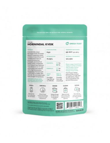 Brasser sa propre bière : Hornindal Kveik (OYL-091) Omega Yeast Labs - OYL-091