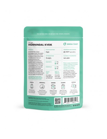 Brasser sa propre bière : Hornindal Kveik (OYL-091) Omega Yeast Labs - OYL-091