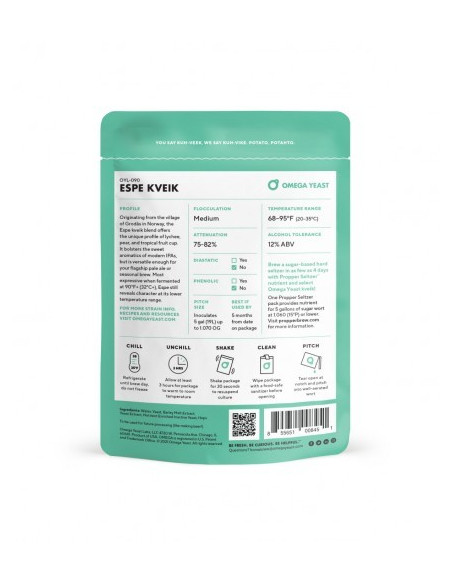 Brasser sa propre bière : Espe Kveik (OYL-090) Omega Yeast Labs - OYL-090