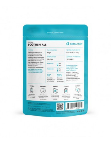 Brasser sa propre bière : Ale écossaise (OYL-15) Omega Yeast Labs - OYL-015