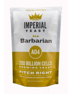 Levure Barbarian A04 - Imperial Yeast, levure de biÃ¨re liquide
