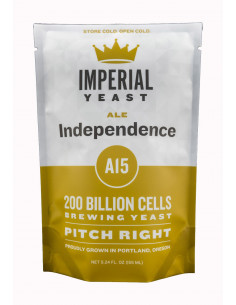 Brasser sa propre bière : Levure Independence A15 - Imperial Yeast