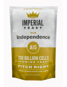 Brasser sa propre bière : Levure Independence A15 - Imperial Yeast - INDEP-A15