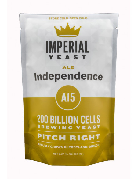 Brasser sa propre bière : Levure Independence A15 - Imperial Yeast - INDEP-A15 Brasser sa propre bière : Levure Independence A15 - Imperial Yeast - INDEP-A15