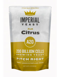 Brasser sa propre bière : Levure Citrus A20 - Imperial Yeast - CITRUS-A20